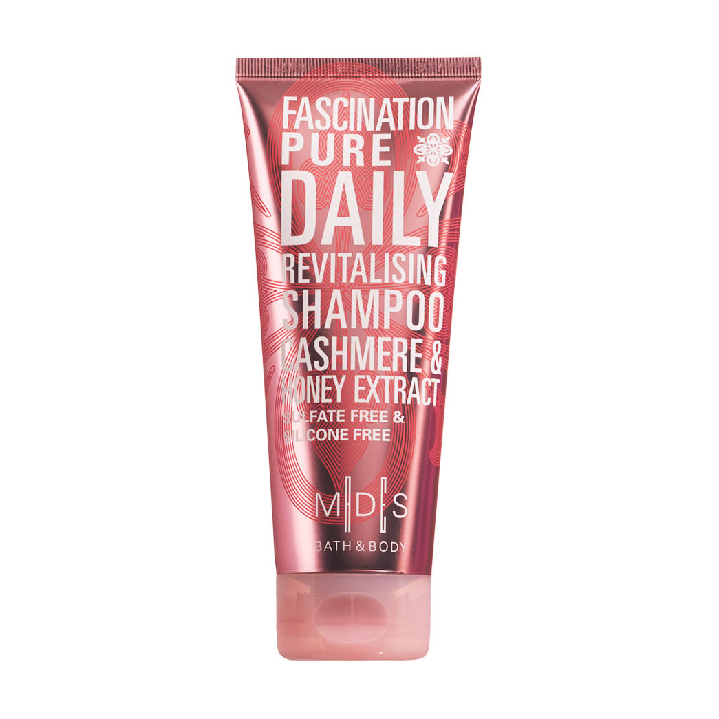 Відновлювальний шампунь для волосся Mades Cosmetics Bath &amp; Body Fascination Pure Daily Revitalising Shampoo Cashmere &amp; Honey Extract, 200 мл